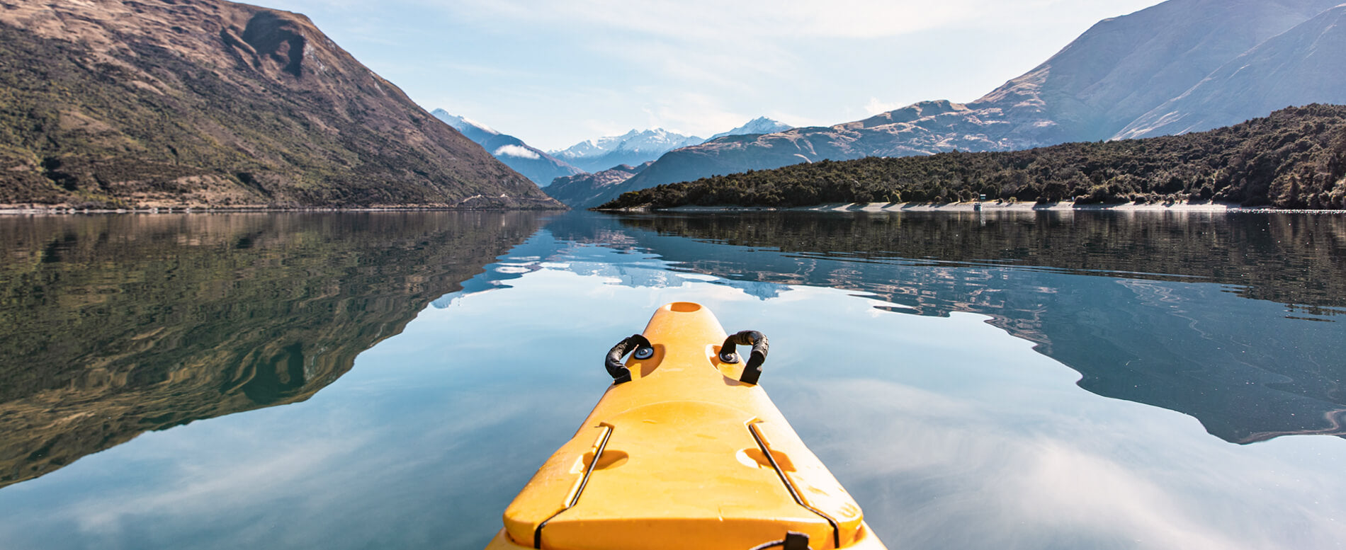 Paddle boarding in New Zealand