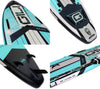 GILI 10'6 Meno inflatable paddle board detail shots in Teal