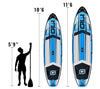 10'6 / 11'6 AIR Inflatable Stand Up Paddle Board