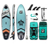 GILI 10'6 Komodo inflatable paddle board package in Teal