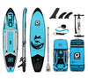 GILI 11' Adventure inflatable paddle board package in Blue