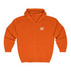 Save Our Turtles Full Zip Hooded Sweatshirt orange front