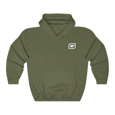 Save Our Turtles Hooded Sweatshirt/Hoodie olive front