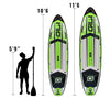 GILI AIR Green inflatable paddle board sizing comparison