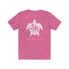 Save Our Turtles Unisex Short Sleeve Tee pink back