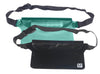 Waterproof Waist Pack, 2 Pack, Teal & Black