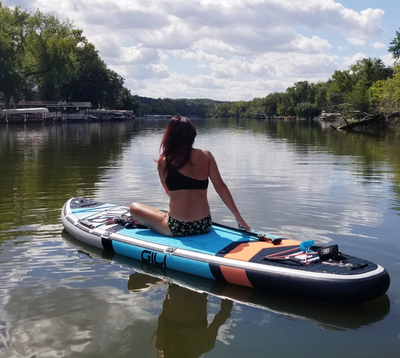 GILI 10'6 Komodo inflatable paddle board in Blue