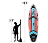 GILI Komodo Coral paddle board sizing comparison