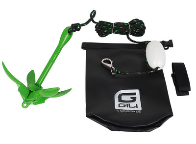 GILI Kayak Paddle Board Anchor Kit Green